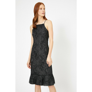 Koton Women Black Patterned Dress