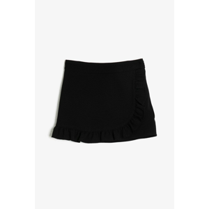 Koton Girl Black Ruffle Detailed Skirt