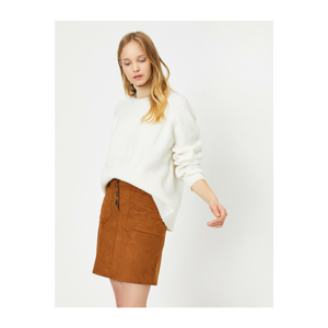 Koton Button Detail Skirt