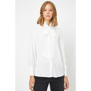 Koton Long Sleeve Shirt With Scarf Detail