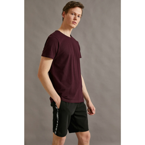 Koton Man Claret Red T-Shirt