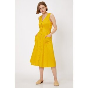 Koton Women Yellow Dress