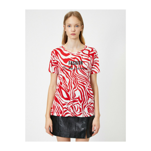 Koton Zebra Pattern T-shirt