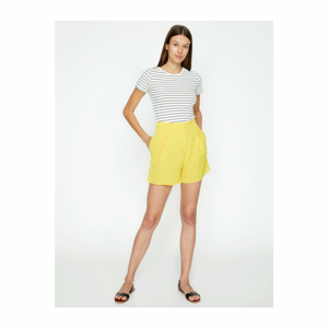 Koton Shorts - Yellow - Normal Waist