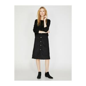 Koton Skirt - Black - Midi