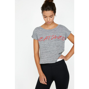 Koton Women's Gray T-Shirt