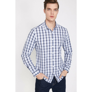 Koton Men's Blue Shirt