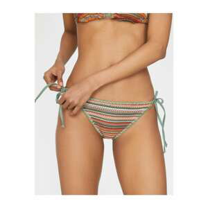 Koton Women's Green Patterned Bikini Bottom