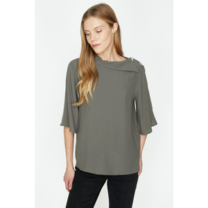 Koton Women Green Collar Detailed Blouse