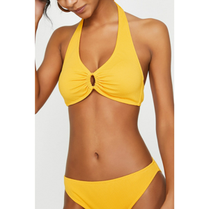 Koton Women's Mixed Plain Bikini Top