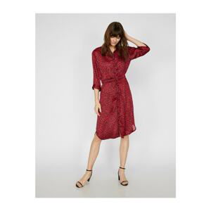 Koton Women Red Patterned Dress