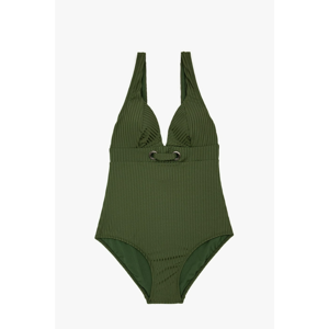 Koton Bird's Eye Detail Swimsuit