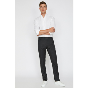 Koton Men's Gray Pocket Detailed Trousers