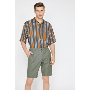 Koton Men's Green Pocket Detailed Shorts