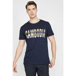 Koton Man Navy Blue T-Shirt