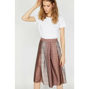 Koton Women Brown Patterned Skirt