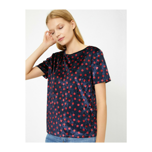 Koton Women's Red Polka Dot T-shirt