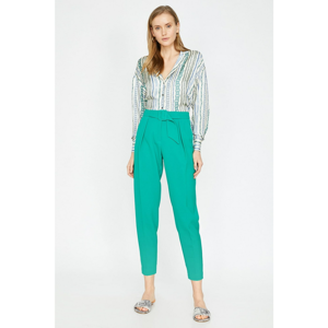 Koton Women Green Trousers