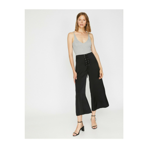 Koton Bird's Eye Detail Trousers