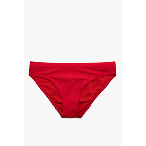 Koton Women's Red Standard Waist Bikini Bottom