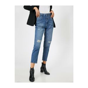 Koton Women's Blue Mom Jeans