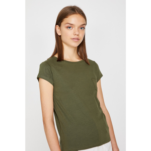 Koton Women's Green T-Shirt