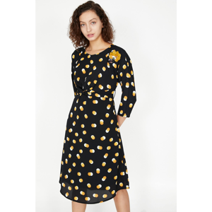 Koton Dress - Black - Wrapover