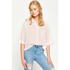 Koton Women Pink Striped Shirt