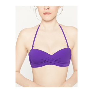 Koton Women's Purple Mix Match Bikini Top