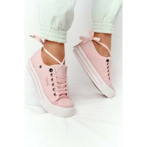 Women's Sneakers On A Platform BIG STAR HH274058 Pink