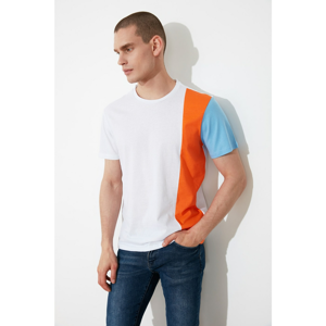 Trendyol Multi Color Men's Regular Fit Paneled Short Sleeve T-Shirt