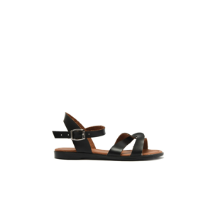 Trendyol Black Genuine Leather Women Sandals