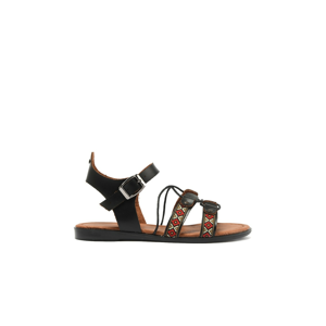 Trendyol Black Genuine Leather Women Sandals