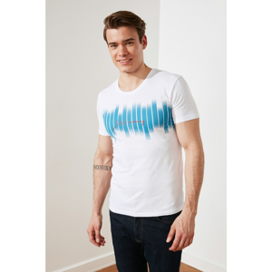 Trendyol White Men's T-Shirt