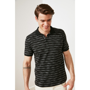 Trendyol Black Men's Polo Neck T-shirt