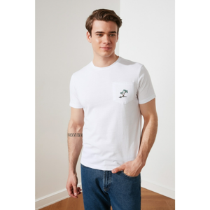 Trendyol White Men's T-Shirt