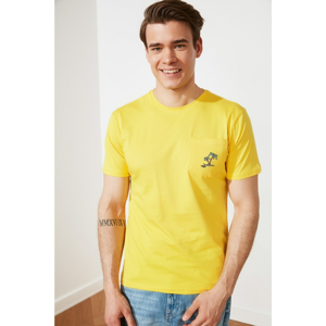 Trendyol Yellow Men's T-Shirt