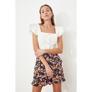 Trendyol White Buttoned Blouse