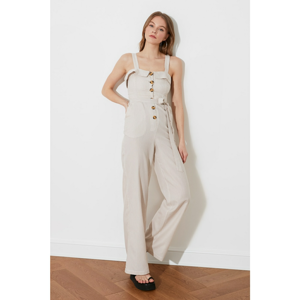 Trendyol Mink Belted Overalls