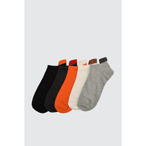 Trendyol Multi Color Men's 5-Pack Suba Sneaker Sock