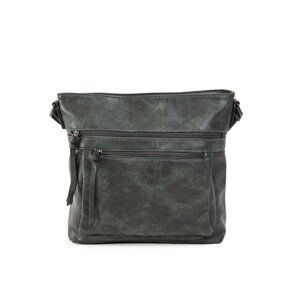 Dark gray bag on a long strap