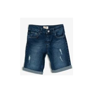 Koton Boys Medium Indigo Shorts & Bermuda
