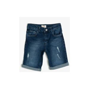 Koton Boys Medium Indigo Shorts & Bermuda