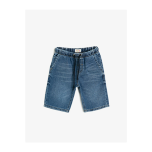 Koton Boy's Medium Indigo Shorts & Bermuda
