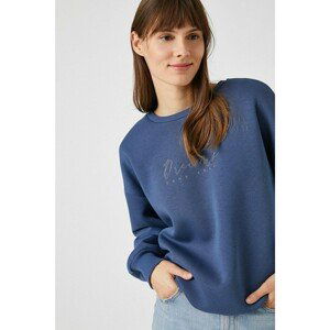 Koton Navy Blue Women Sweatshirt