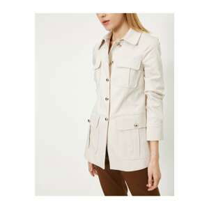 Koton Women Beige Coat