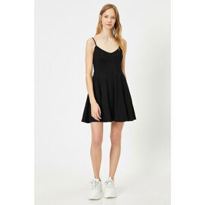 Koton Dress - Black - Wrapover