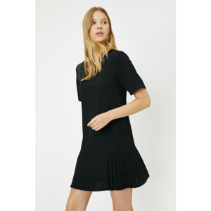 Koton Women Black Ruffle Detail Dress