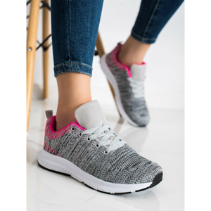 SHELOVET LIGHT GREY SNEAKERS