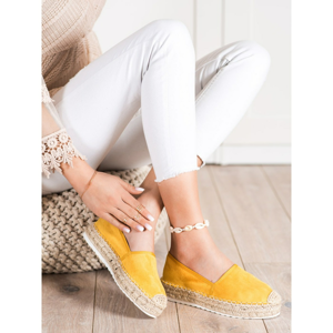 SEASTAR YELLOW SUEDE ESPADRYLE